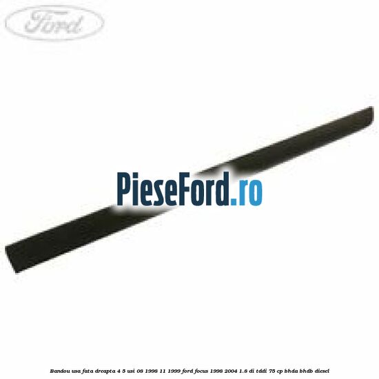 Bandou usa fata dreapta 4/5 usi 08/1998-11/1999 Ford Focus 1998-2004 1.8 DI/TDDi 75 cp BHDA, BHDB diesel