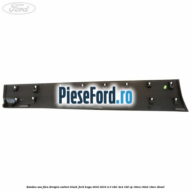 Bandou usa fata dreapta carbon black Ford Kuga 2016-2018 2.0 TDCi 4x4 180 cp T8MA, T8MB, T8MC diesel