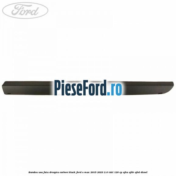 Bandou usa fata dreapta carbon black Ford S-Max 2015-2023 2.0 TDCi 120 cp UFCA, UFCB, UFCD diesel