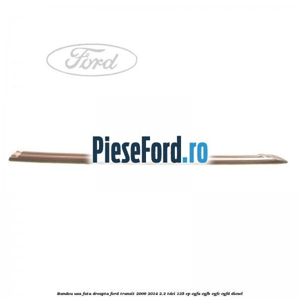Bandou usa fata dreapta Ford Transit 2006-2014 2.2 TDCi 125 cp CYFA, CYFB, CYFC, CYFD diesel