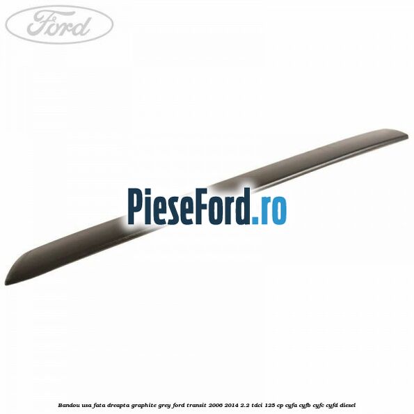 Bandou usa fata dreapta graphite grey Ford Transit 2006-2014 2.2 TDCi 125 cp CYFA, CYFB, CYFC, CYFD diesel