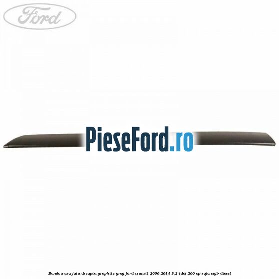 Bandou usa fata dreapta graphite grey Ford Transit 2006-2014 3.2 TDCi 200 cp SAFA, SAFB diesel