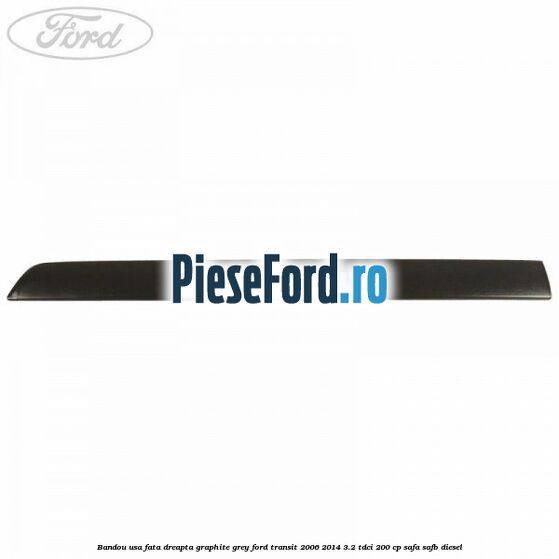 Bandou usa fata dreapta graphite grey Ford Transit 2006-2014 3.2 TDCi 200 cp SAFA, SAFB diesel
