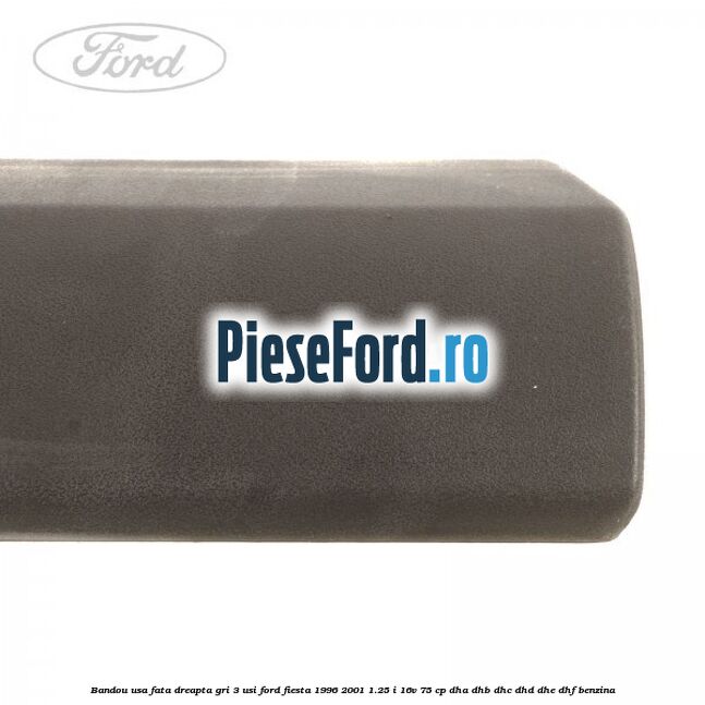 Bandou usa fata dreapta gri 3 usi Ford Fiesta 1996-2001 1.25 i 16V 75 cp DHA, DHB, DHC, DHD, DHE, DHF benzina