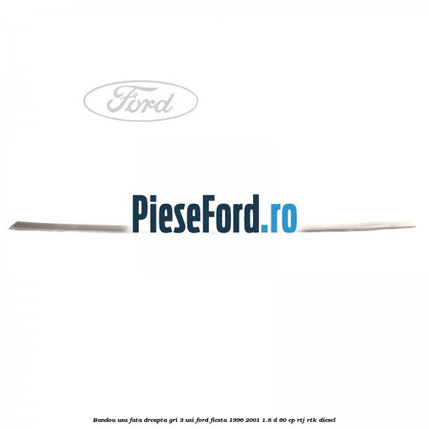 Bandou usa fata dreapta gri 3 usi Ford Fiesta 1996-2001 1.8 D 60 cp RTJ, RTK diesel