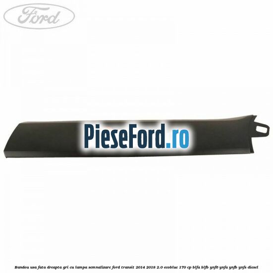 Bandou usa fata dreapta gri cu lampa semnalizare Ford Transit 2014-2018 2.0 EcoBlue 170 cp BLFA, BLFB, YNF6, YNFA, YNFB, YNFS diesel