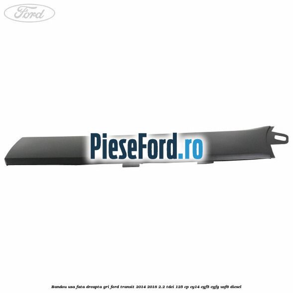 Bandou usa fata dreapta gri Ford Transit 2014-2018 2.2 TDCi 125 cp CY14, CYF5, CYFG, USF6 diesel