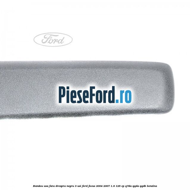 Bandou usa fata dreapta negru 3 usi Ford Focus 2004-2007 1.8 125 cp Q7DA, QQDA, QQDB benzina
