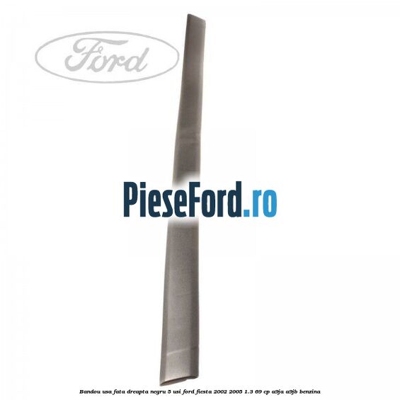 Bandou usa fata dreapta negru 5 usi Ford Fiesta 2002-2005 1.3 69 cp A9JA, A9JB benzina