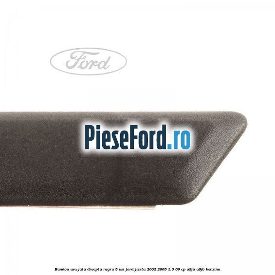 Bandou usa fata dreapta negru 5 usi Ford Fiesta 2002-2005 1.3 69 cp A9JA, A9JB benzina