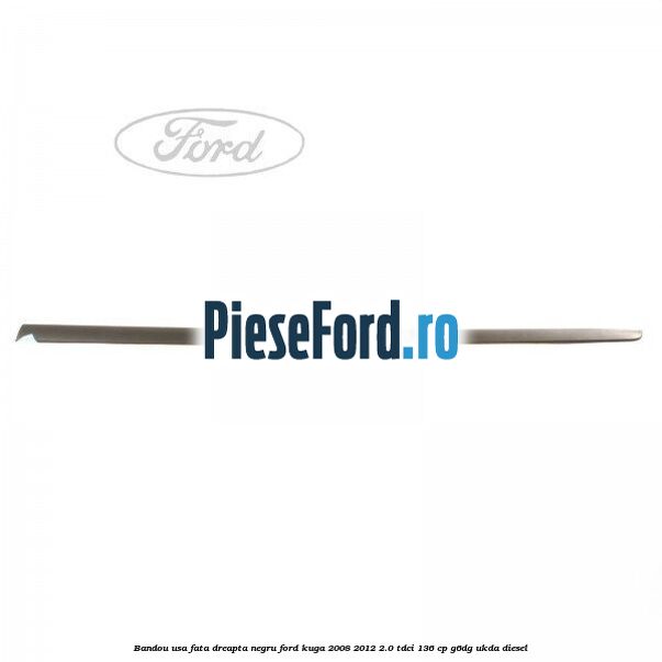 Bandou usa fata dreapta negru Ford Kuga 2008-2012 2.0 TDCi 136 cp G6DG, UKDA diesel