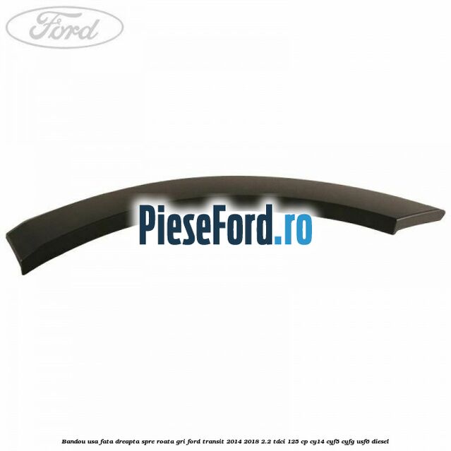 Bandou usa fata dreapta spre roata gri Ford Transit 2014-2018 2.2 TDCi 125 cp CY14, CYF5, CYFG, USF6 diesel