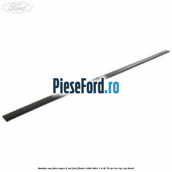 Bandou usa fata negru 5 usi Ford Fiesta 1996-2001 1.8 DI 75 cp RTN, RTP, RTQ diesel