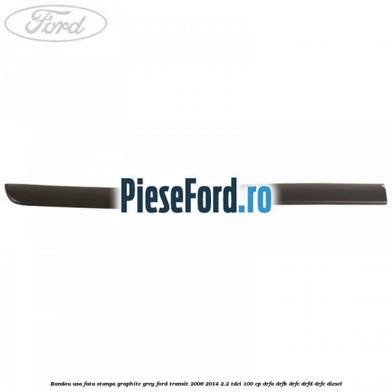 Bandou usa fata stanga graphite grey Ford Transit 2006-2014 2.2 TDCi 100 cp DRFA, DRFB, DRFC, DRFD, DRFE diesel