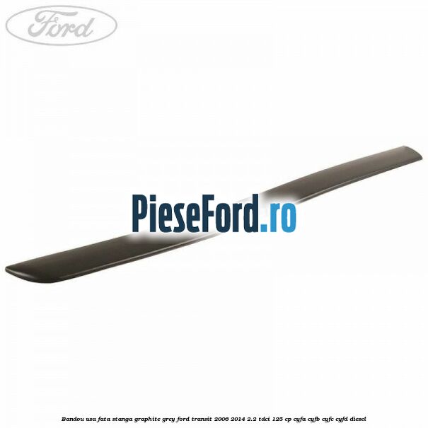 Bandou usa fata stanga graphite grey Ford Transit 2006-2014 2.2 TDCi 125 cp CYFA, CYFB, CYFC, CYFD diesel