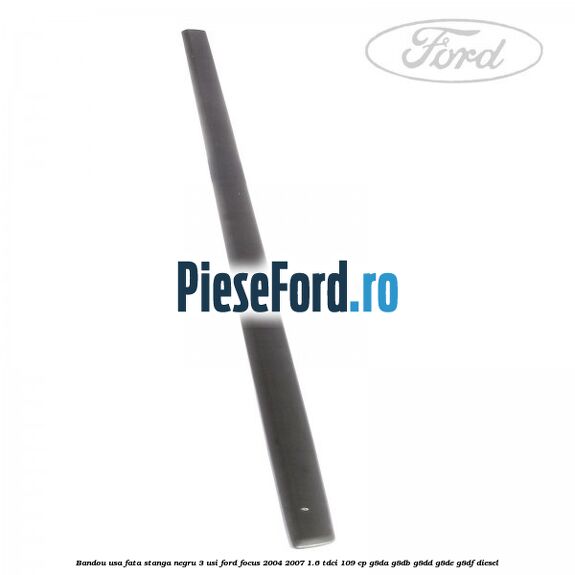 Bandou usa fata stanga negru 3 usi Ford Focus 2004-2007 1.6 TDCi 109 cp G8DA, G8DB, G8DD, G8DE, G8DF diesel