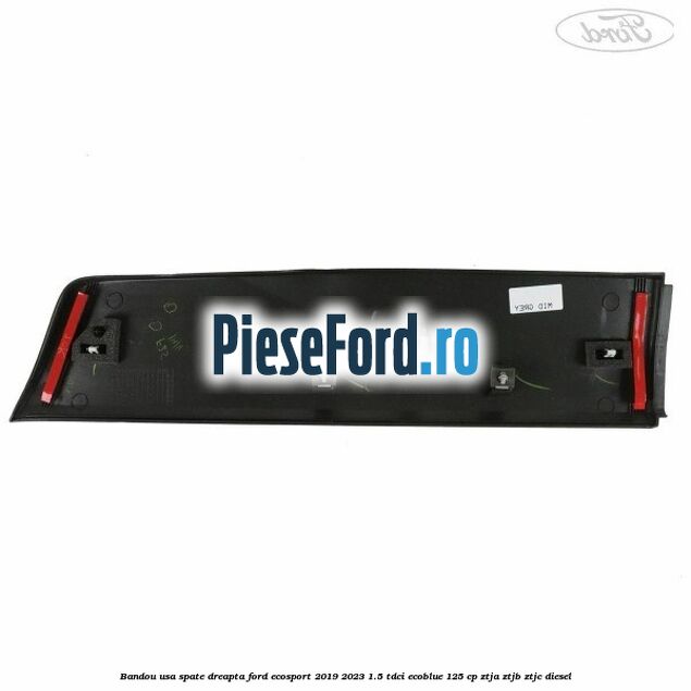 Bandou usa spate dreapta Ford EcoSport 2019-2023 1.5 TDCi EcoBlue 125 cp ZTJA, ZTJB, ZTJC diesel