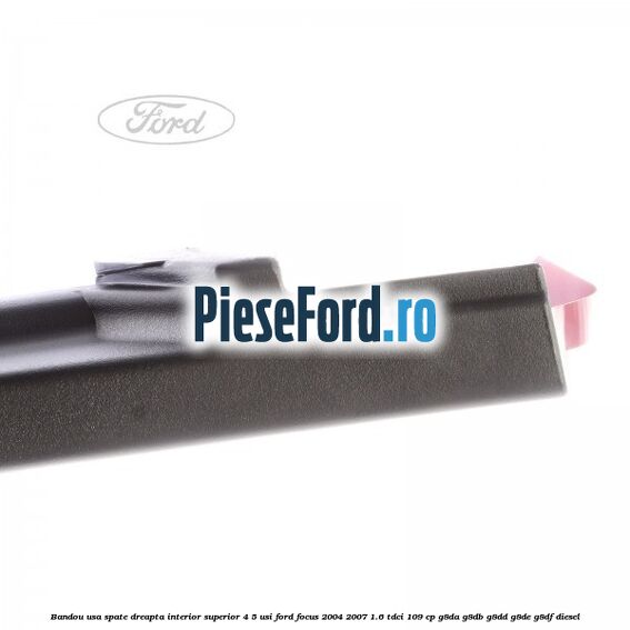 Bandou usa spate dreapta interior superior 4/5 usi Ford Focus 2004-2007 1.6 TDCi 109 cp G8DA, G8DB, G8DD, G8DE, G8DF diesel