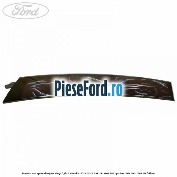 Bandou usa spate dreapta stalp B Ford Mondeo 2014-2018 2.0 TDCi 4x4 180 cp Bandou usa spate dreapta stalp B Ford Mondeo 2014-2018 2.0 TDCi 4x4 180 cp T8CA, T8CB, T8CC, T8CD, T8CL diesel