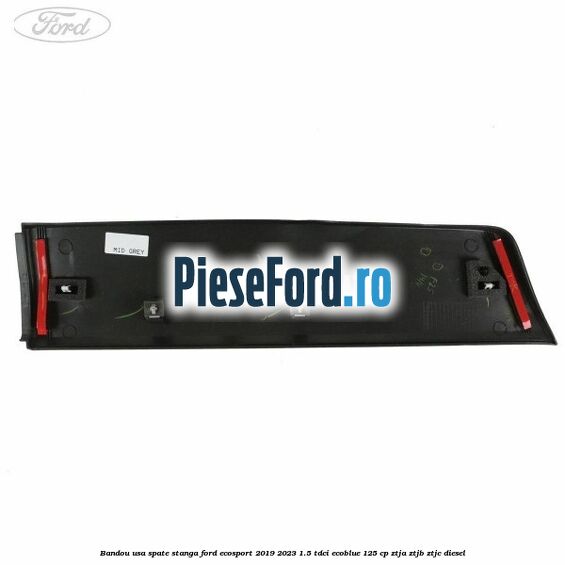 Bandou usa spate stanga Ford EcoSport 2019-2023 1.5 TDCi EcoBlue 125 cp ZTJA, ZTJB, ZTJC diesel
