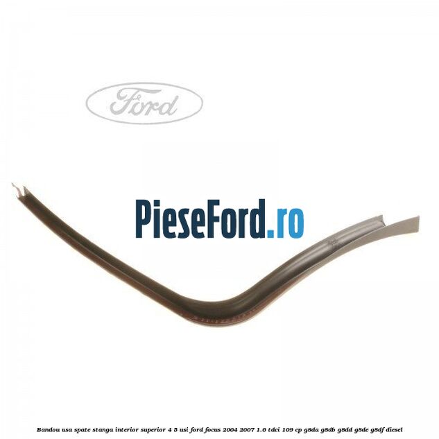 Bandou usa spate stanga interior superior 4/5 usi Ford Focus 2004-2007 1.6 TDCi 109 cp G8DA, G8DB, G8DD, G8DE, G8DF diesel