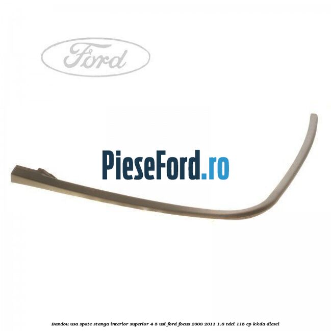 Bandou usa spate stanga interior superior 4/5 usi Ford Focus 2008-2011 1.8 TDCi 115 cp KKDA diesel