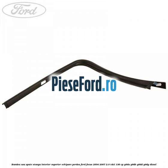 Bandou usa spate stanga interior superior echipare perdea Ford Focus 2004-2007 2.0 TDCi 136 cp G6DA, G6DB, G6DD, G6DG diesel