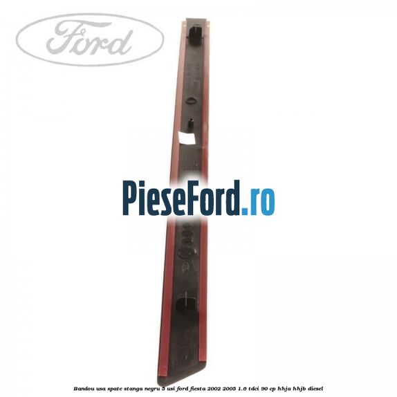 Bandou usa spate stanga negru 5 usi Ford Fiesta 2002-2005 1.6 TDCi 90 cp HHJA, HHJB diesel