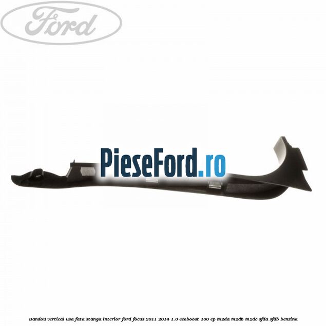 Bandou vertical usa fata stanga interior Ford Focus 2011-2014 1.0 EcoBoost 100 cp M2DA, M2DB, M2DC, SFDA, SFDB benzina