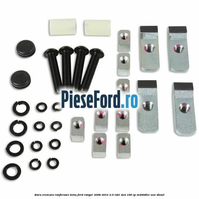 Bara cromata ranforsare bena Ford Ranger 2006-2012 3.0 TDCi 4x4 156 cp Bara cromata ranforsare bena Ford Ranger 2006-2012 3.0 TDCi 4x4 156 cp MD30DITC, WEC diesel