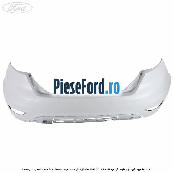 Bara spate pentru model extensie esapament Ford Fiesta 2008-2012 1.4 97 cp RTJA, RTJB, SPJA, SPJC, SPJE benzina