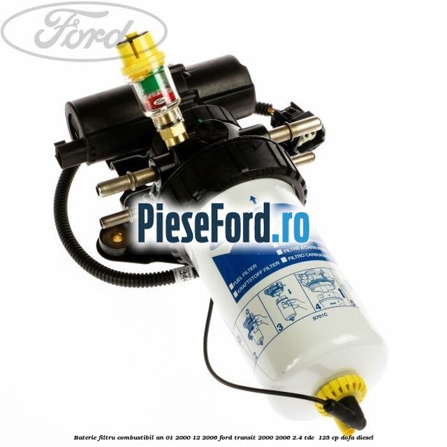 Baterie filtru combustibil an 01/2000-12/2006 Ford Transit 2000-2006 2.4 TDE  125 cp DOFA diesel