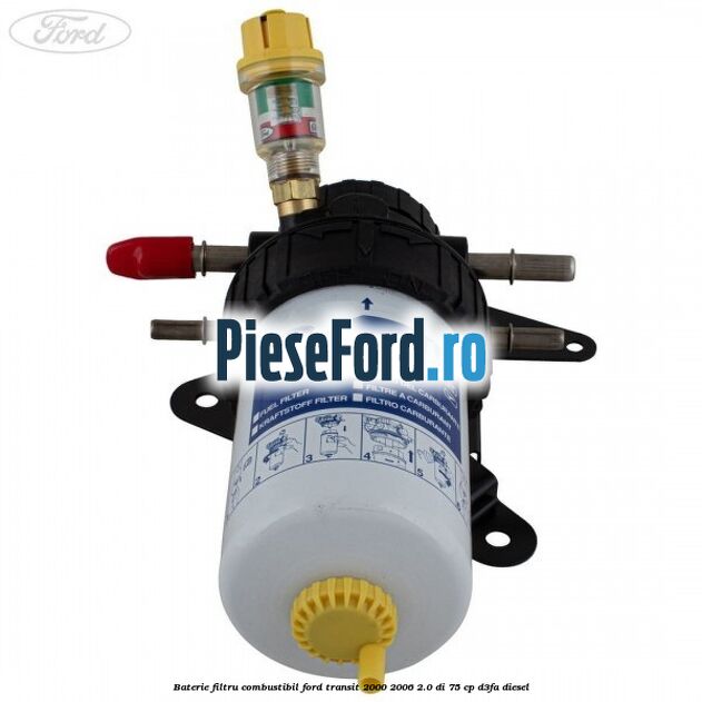 Baterie filtru combustibil Ford Transit 2000-2006 2.0 DI 75 cp D3FA diesel