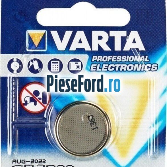 Baterie telecomanda CR2032 rotunda Ford Tourneo Custom 2014-2018 2.2 TDCi 125 cp