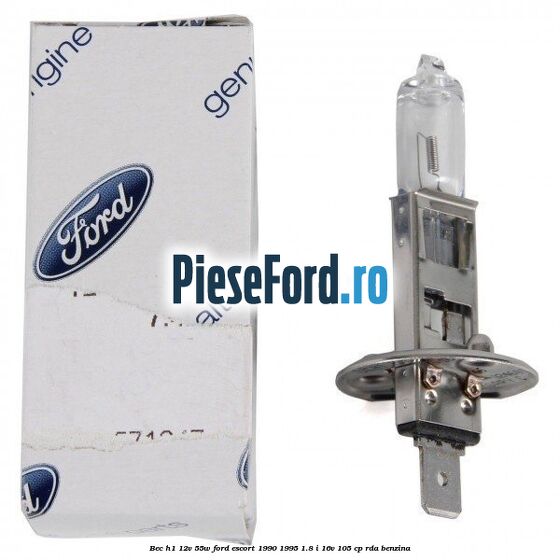 Bec H1 12V 55W Ford Escort 1990-1995 1.8 i 16V 105 cp RDA benzina