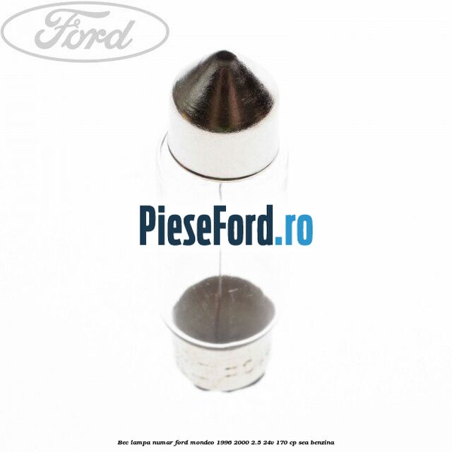 Bec lampa numar Ford Mondeo 1996-2000 2.5 24V 170 cp SEA benzina