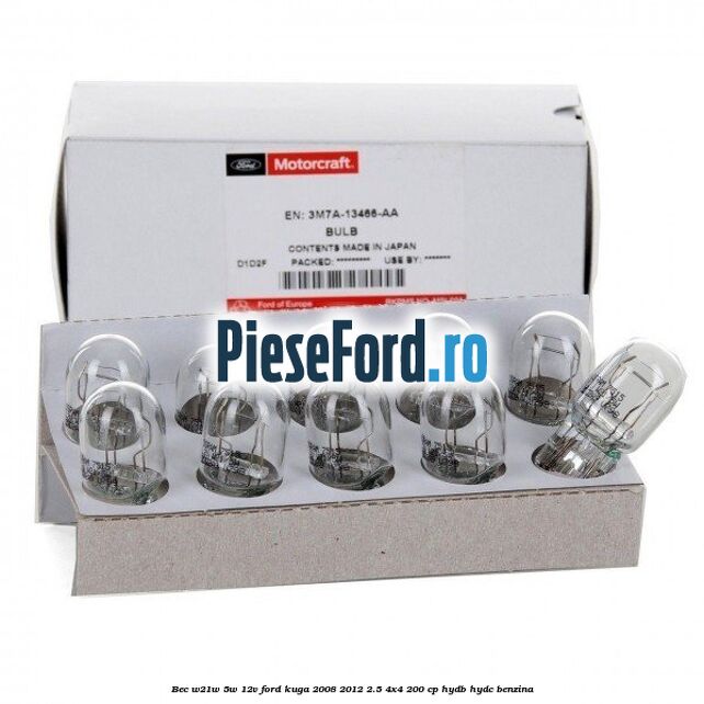 Bec W21W/5W 12V Ford Kuga 2008-2012 2.5 4x4 200 cp HYDB, HYDC benzina