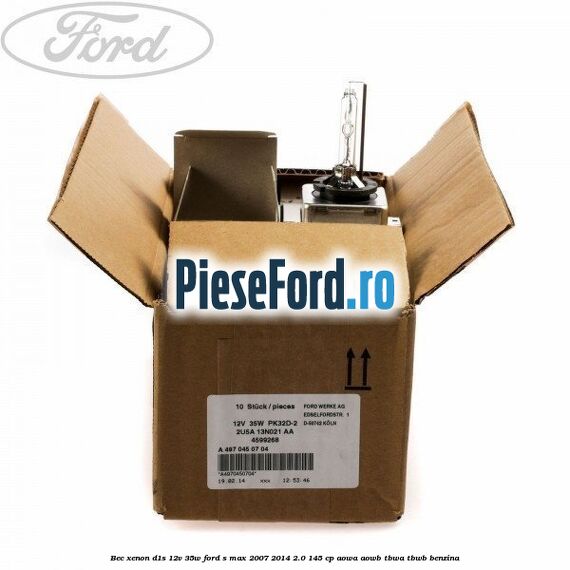 Bec Xenon D1S 12V 35W Ford S-Max 2007-2014 2.0 145 cp AOWA, AOWB, TBWA, TBWB benzina