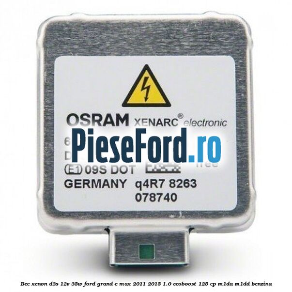 Bec xenon D3S 12V 35W Ford Grand C-Max 2011-2015 1.0 EcoBoost 125 cp M1DA, M1DD benzina