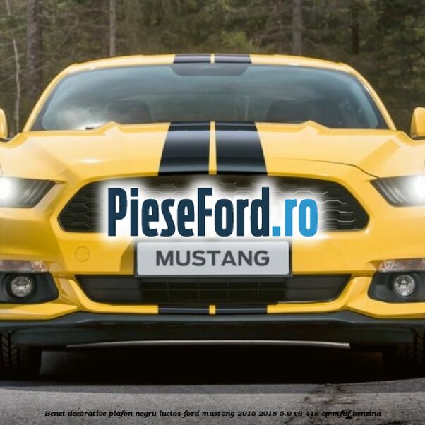 Benzi decorative plafon negru lucios Ford Mustang 2015-2018 5.0 V8 418 cp MF8F benzina