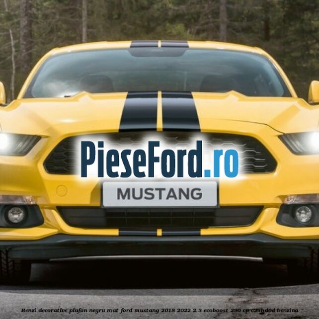 Benzi decorative plafon negru mat Ford Mustang 2018-2022 2.3 EcoBoost 290 cp Benzi decorative plafon negru mat Ford Mustang 2018-2022 2.3 EcoBoost 290 cp C23HD0D benzina