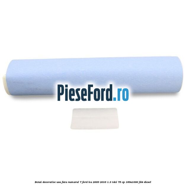 Benzi decorative usa fata numarul 7 Ford Ka 2009-2016 1.3 TDCi 75 cp 169A1000, FD4 diesel