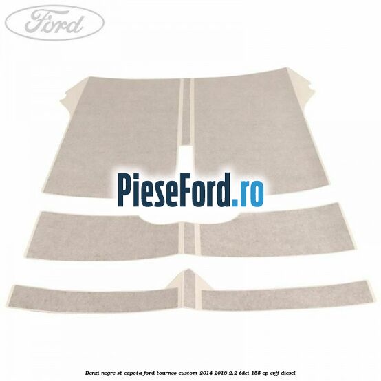 Benzi negre ST capota Ford Tourneo Custom 2014-2018 2.2 TDCi 155 cp CVFF diesel