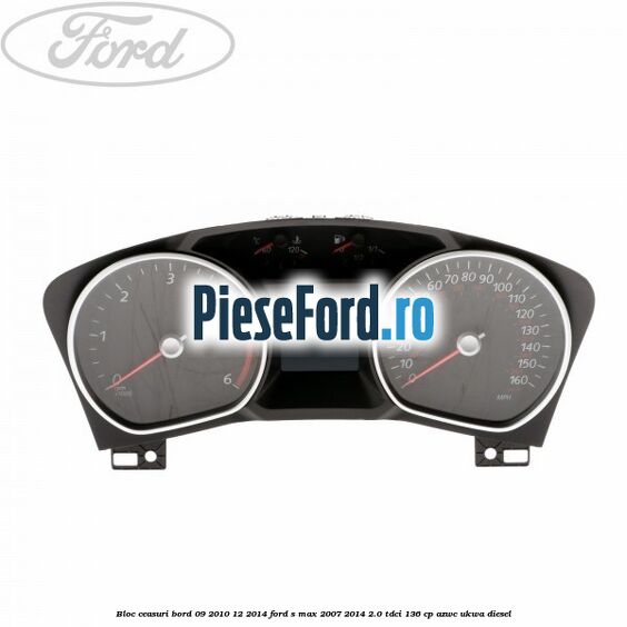 Bloc ceasuri bord 09/2010-12/2014 Ford S-Max 2007-2014 2.0 TDCi 136 cp AZWC, UKWA diesel