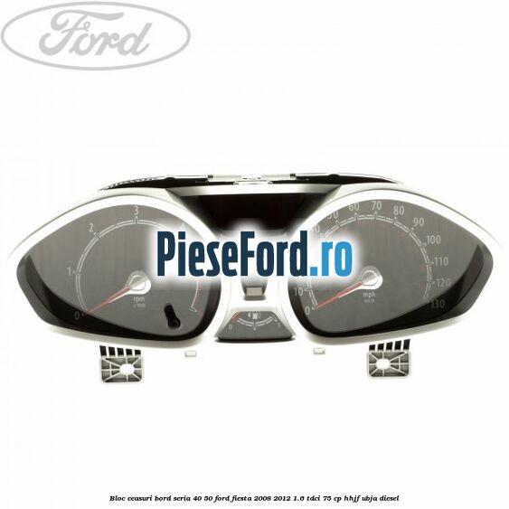 Bloc ceasuri bord seria 40/50 Ford Fiesta 2008-2012 1.6 TDCi 75 cp HHJF, UBJA diesel