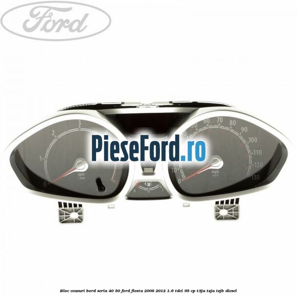 Bloc ceasuri bord seria 40/50 Ford Fiesta 2008-2012 1.6 TDCi 95 cp T3JA, TZJA, TZJB diesel