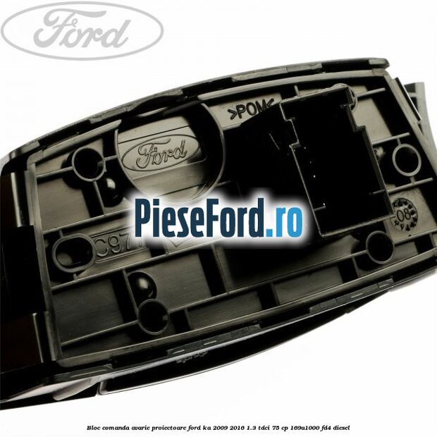 Bloc comanda avarie proiectoare Ford Ka 2009-2016 1.3 TDCi 75 cp 169A1000, FD4 diesel
