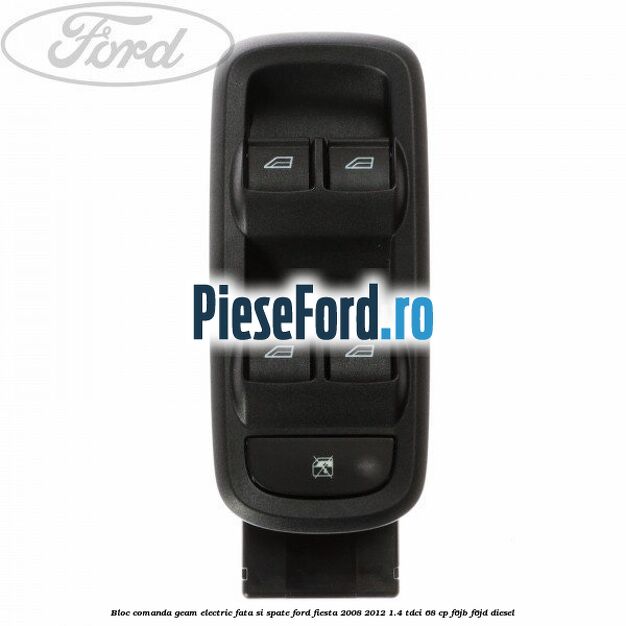 Bloc comanda geam electric fata si spate Ford Fiesta 2008-2012 1.4 TDCi 68 cp F6JB, F6JD diesel