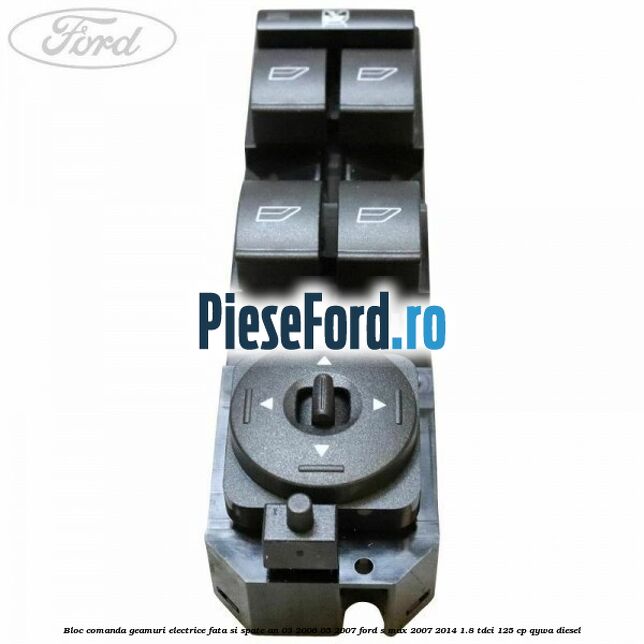 Bloc comanda geamuri electrice fata si spate an 03/2006-05/2007 Ford S-Max 2007-2014 1.8 TDCi 125 cp QYWA diesel
