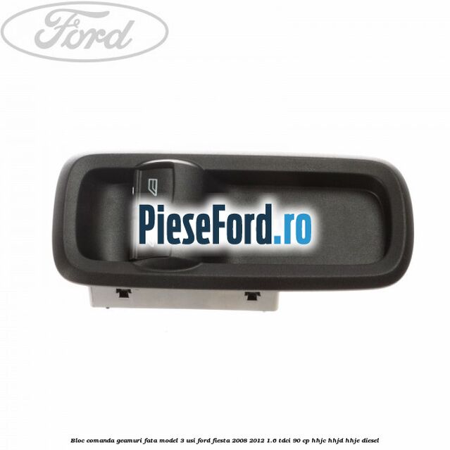 Bloc comanda geamuri fata model 3 usi Ford Fiesta 2008-2012 1.6 TDCi 90 cp HHJC, HHJD, HHJE diesel